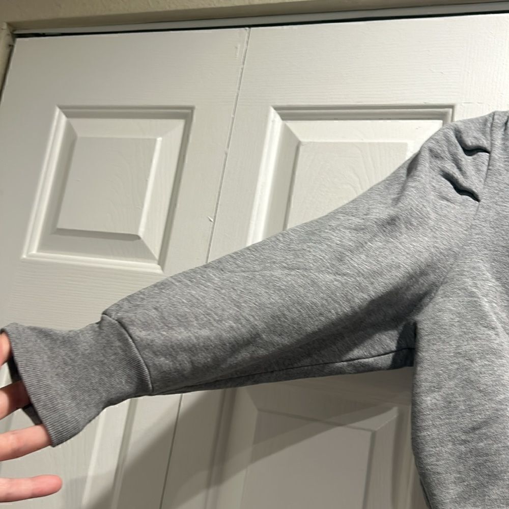 FRAME Heather Gray Sweatshirt, Size XS - Picture 3 of 9